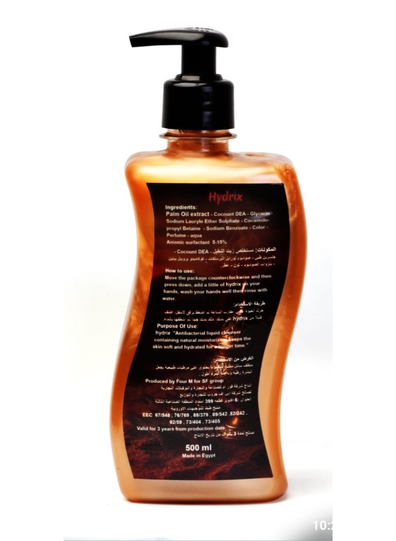 Hydrix hydrating liquid hand wash  Royal Oud 500+85+85+85ml - Image 4